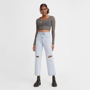 levi’s ribcage straight ankle jeans